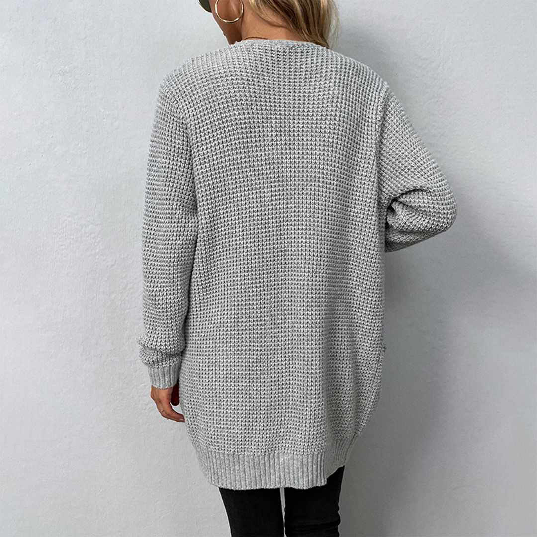 Sweter damski z kieszeniami – Maelis