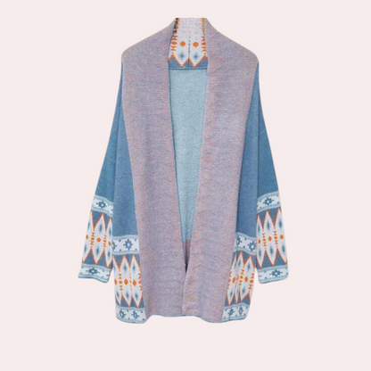 AA_OOS Damski sweter boho z miękkiego materiału – Selina