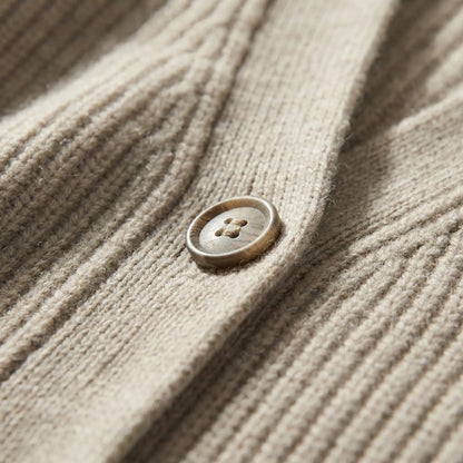 Langer Cardigan Mit Offenem Vorderausschnitt - Lene