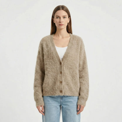Oversized Strickjacke Mit Knöpfen - Jasmina