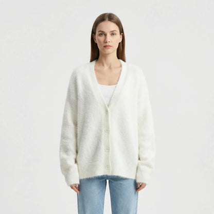 Oversized Strickjacke Mit Knöpfen - Jasmina