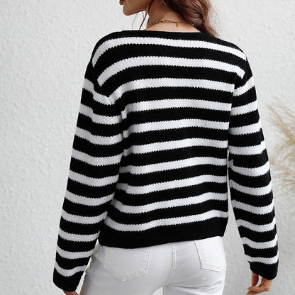Paskowy sweter damski na jesień – Leona