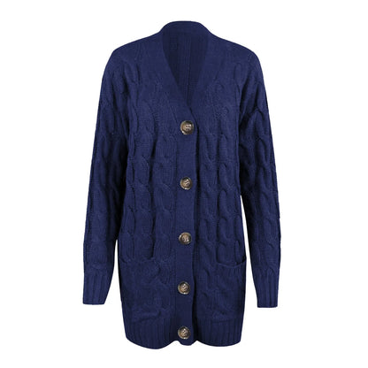 Sweter damski z guzikami – Noor