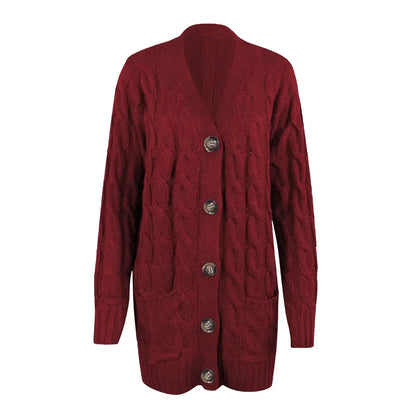 Sweter damski z guzikami – Noor