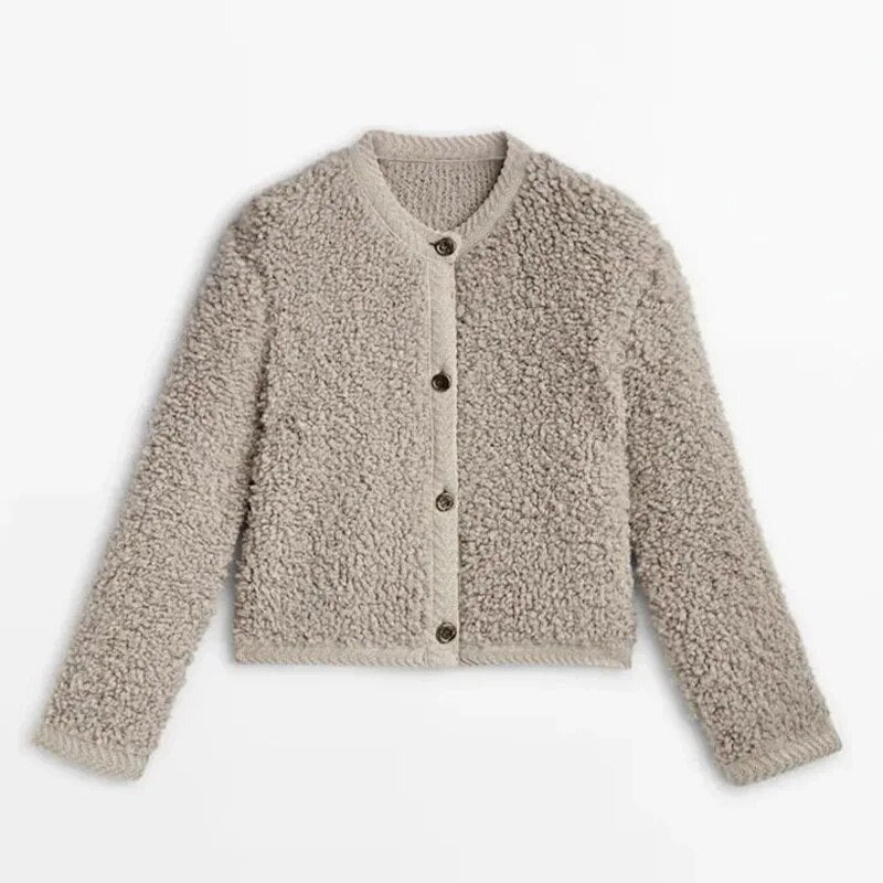 Damski kamizelka Teddy - Aurora-Khaki-S-Trend Polska