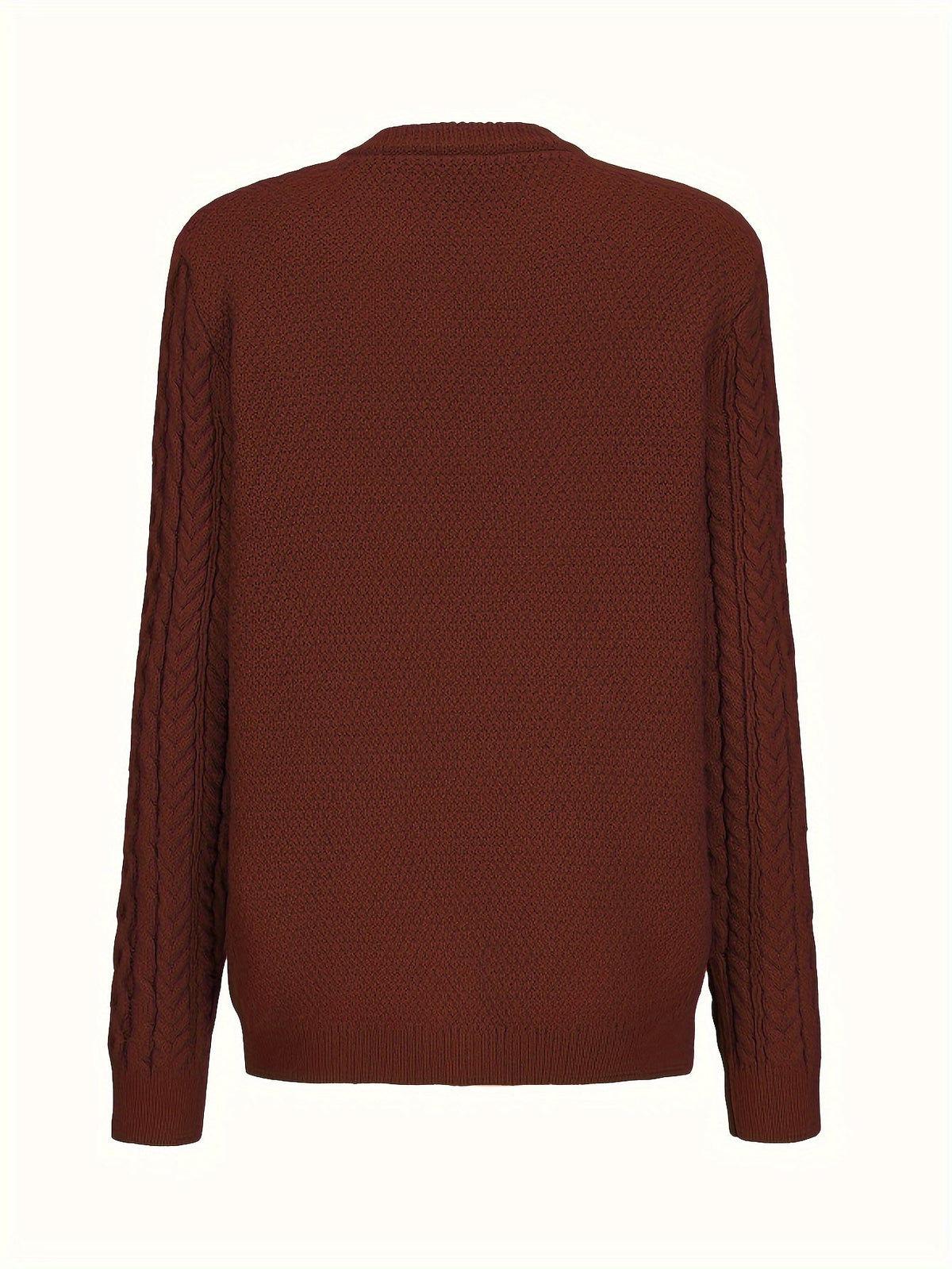 Gładki sweter z zapięciem na guziki i kieszeniami - Olivia-Niebieski-S-Trend Polska