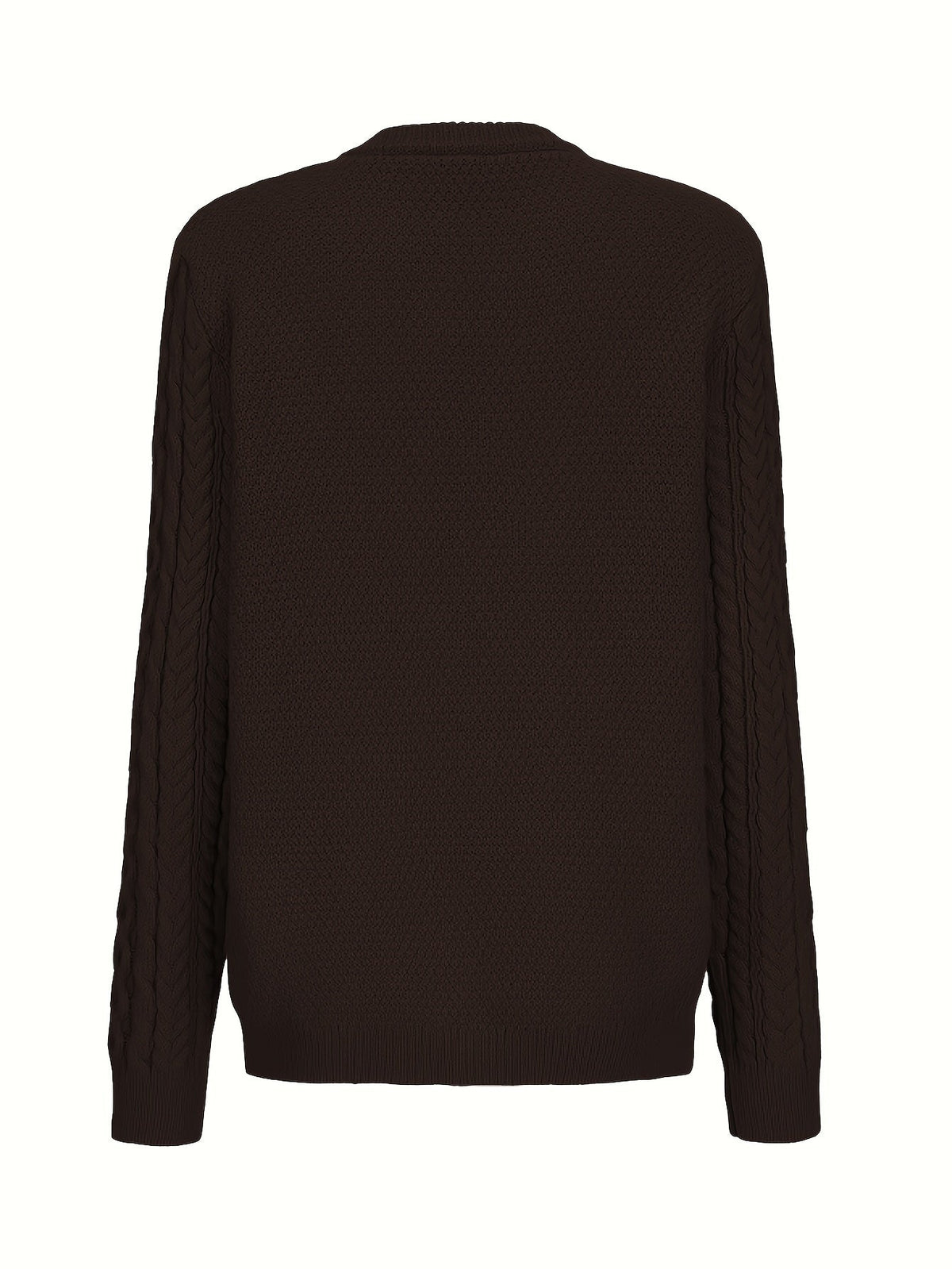 Gładki sweter z zapięciem na guziki i kieszeniami - Olivia-Niebieski-S-Trend Polska