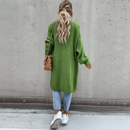 Klasyczny sweter damski - Camile-Beżowy-S-Trend Polska