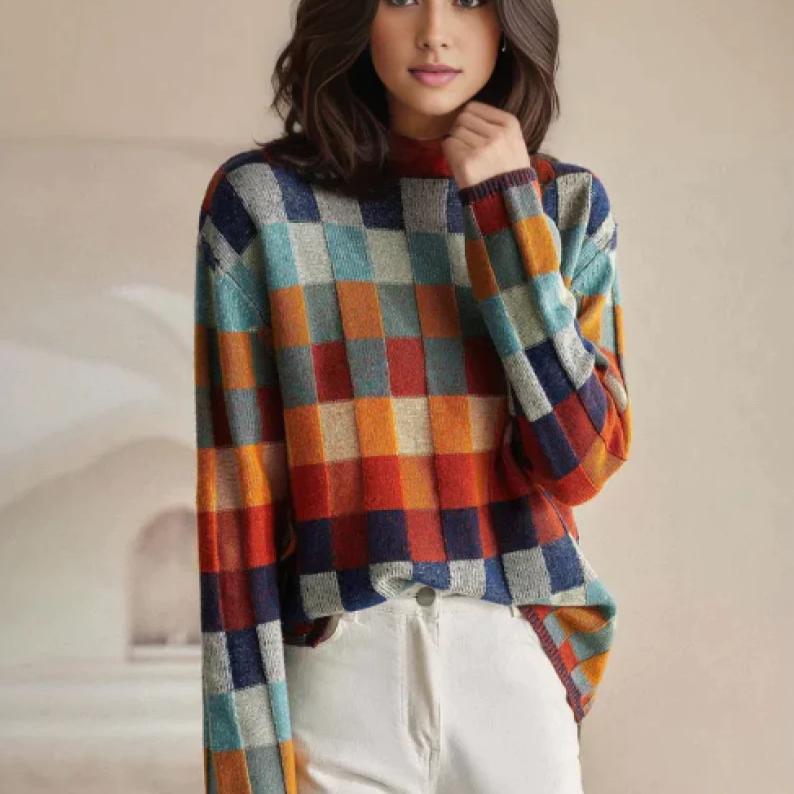 Luksusowy kaszmirowy sweter - Aurora-XS-Trend Polska