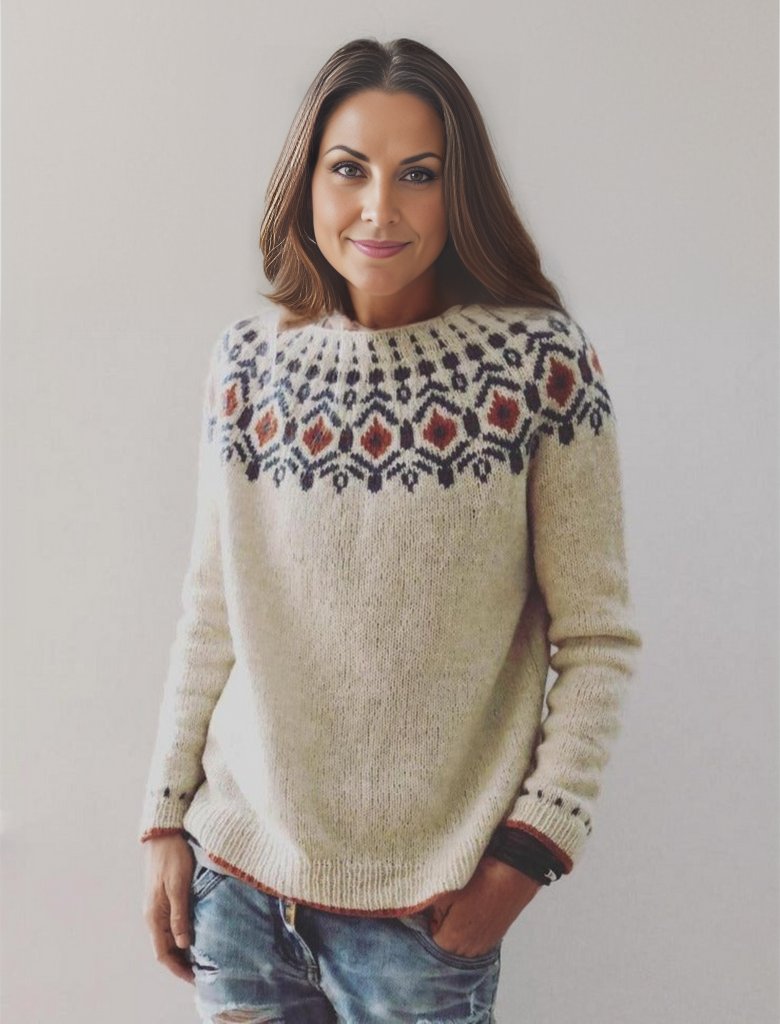 Miękki Sweter Marzeń - HerbstZauber-S-Trend Polska