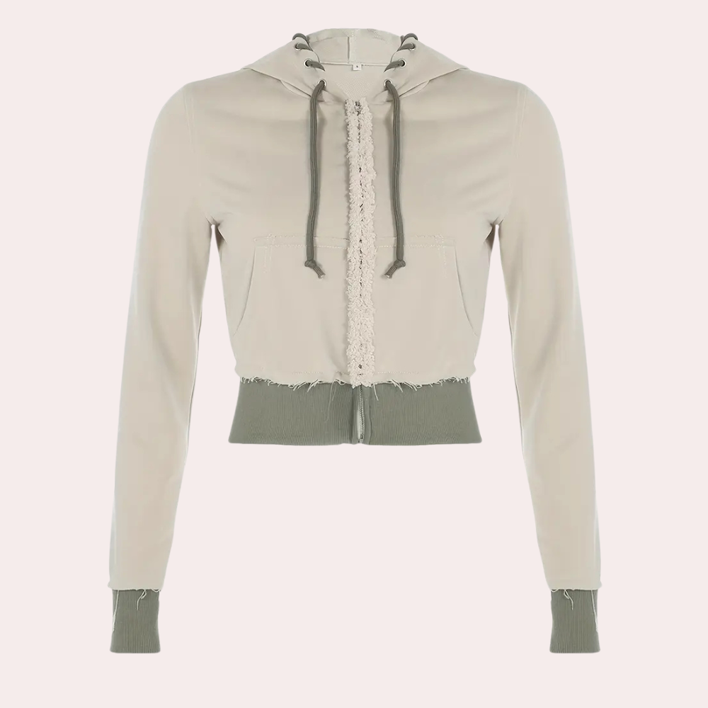 Modna damska kurtka z kapturem - Elise-XS-Trend Polska