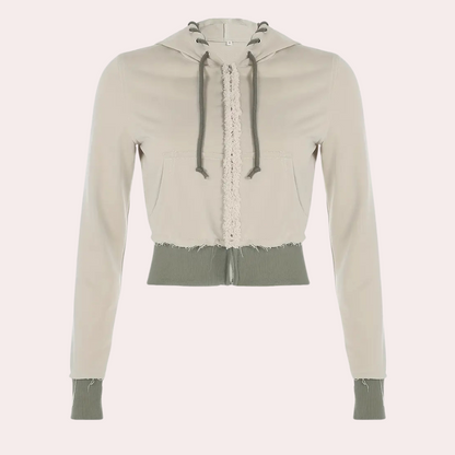 Modna damska kurtka z kapturem - Elise-XS-Trend Polska