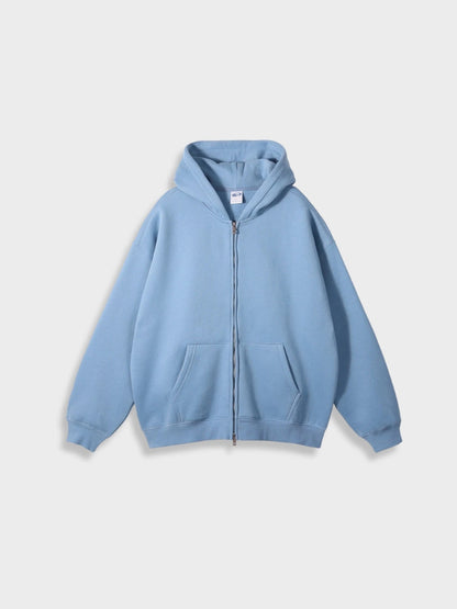 Oversized kamizelka z zamkiem - Ava-Blauw-S-Trend Polska