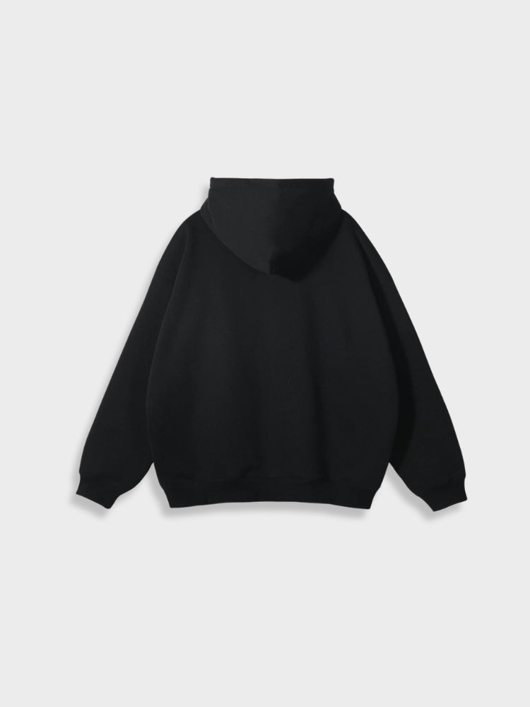 Oversized kamizelka z zamkiem - Ava-Czarny-S-Trend Polska