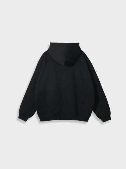 Oversized kamizelka z zamkiem - Ava-Czarny-S-Trend Polska