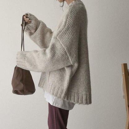 Oversized Sweter Dziurkowany - AutumnComfort-S-Trend Polska