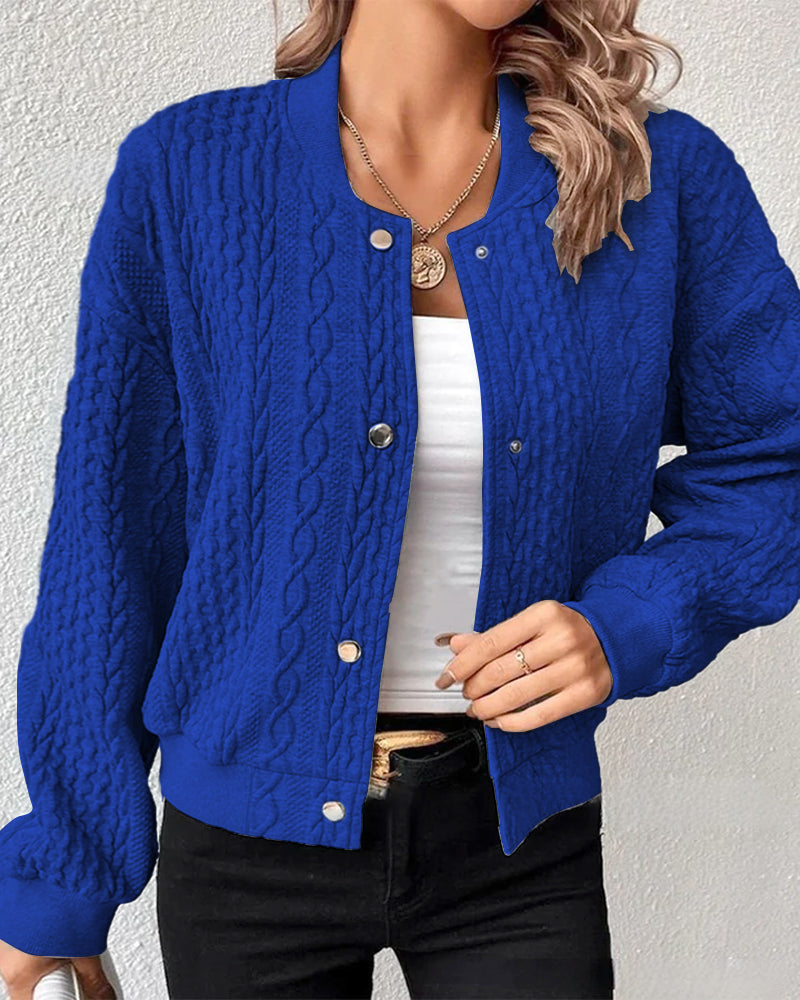 Stylowy damski sweter - Eloise-Niebieski-S-Trend Polska