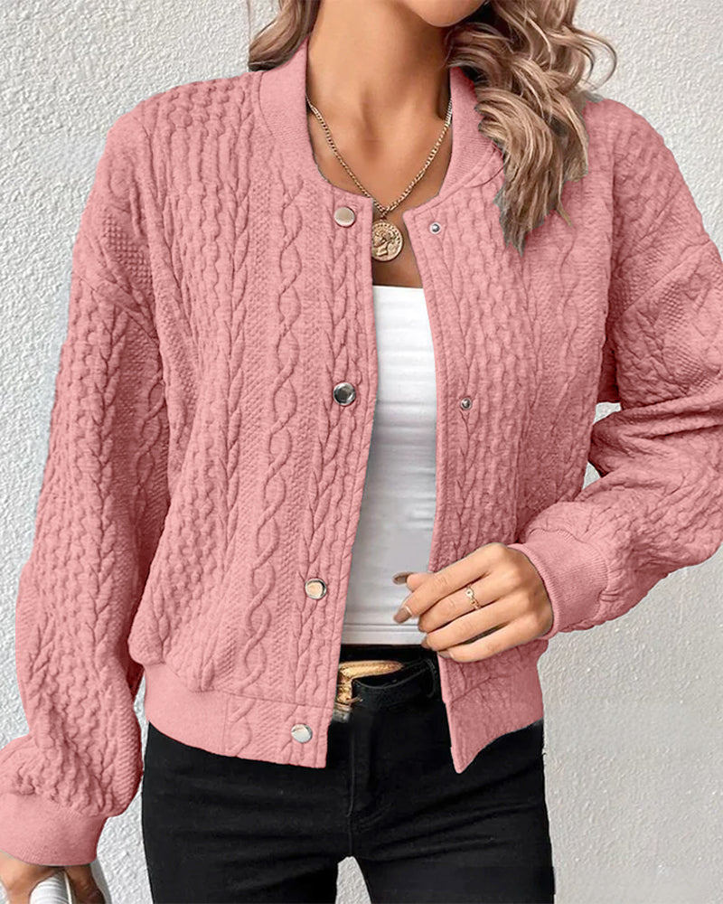 Stylowy damski sweter - Eloise-Różowy-S-Trend Polska