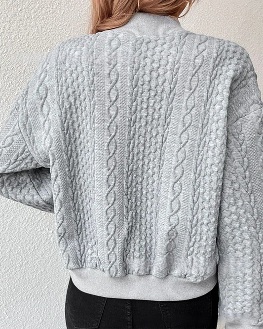 Stylowy damski sweter - Eloise-Różowy-S-Trend Polska