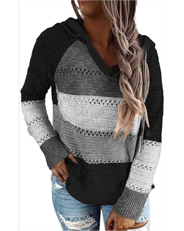 Stylowy Sweter Damski - Aurora-Czarny-S-Trend Polska