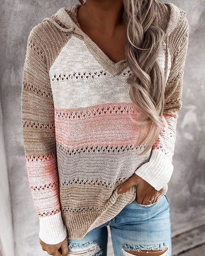 Stylowy Sweter Damski - Aurora-Różowy-S-Trend Polska