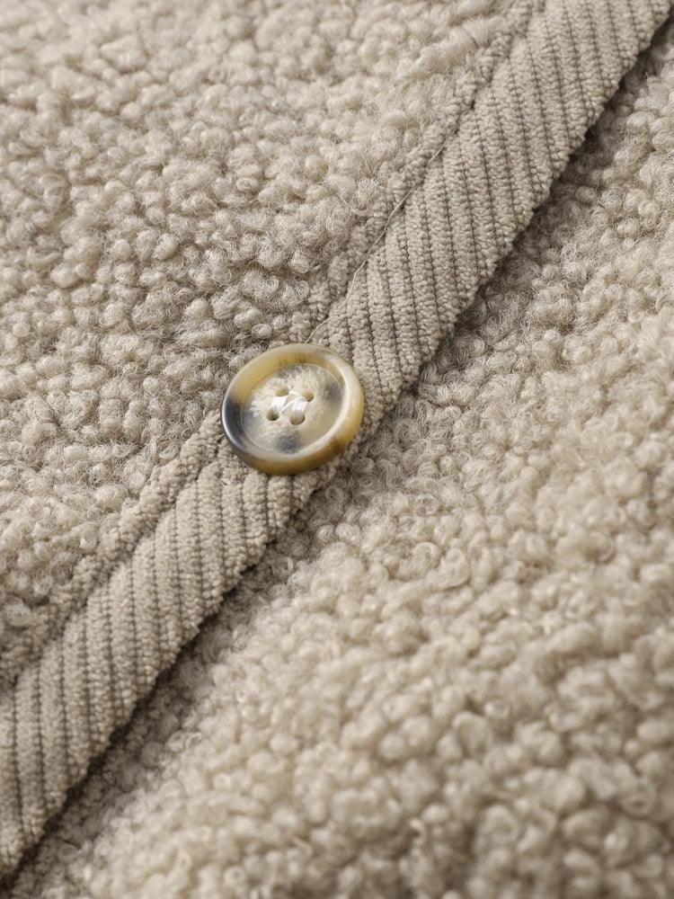 Ultra Zacht Kardigan Kamizelka - CozyTeddy-Czarny-S-Trend Polska