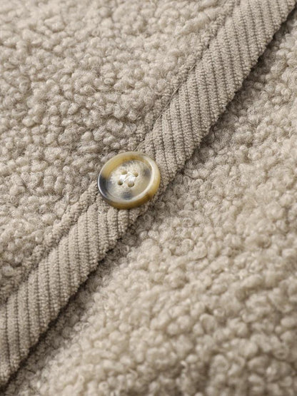 Ultra Zacht Kardigan Kamizelka - CozyTeddy-Czarny-S-Trend Polska