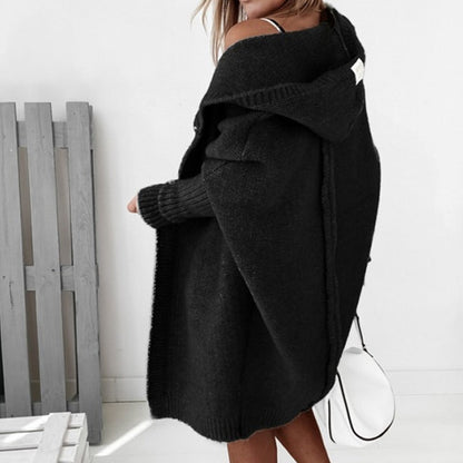 Wełniany kardigan na jesień - CuddleWrap-Szary-S (32-34)-Trend Polska