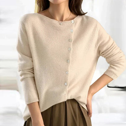 Wygodny sweter damski - Ivy-Beżowy-S-Trend Polska