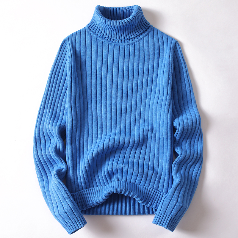 Wygodny sweter damski - Mila-Niebieski-M-Trend Polska